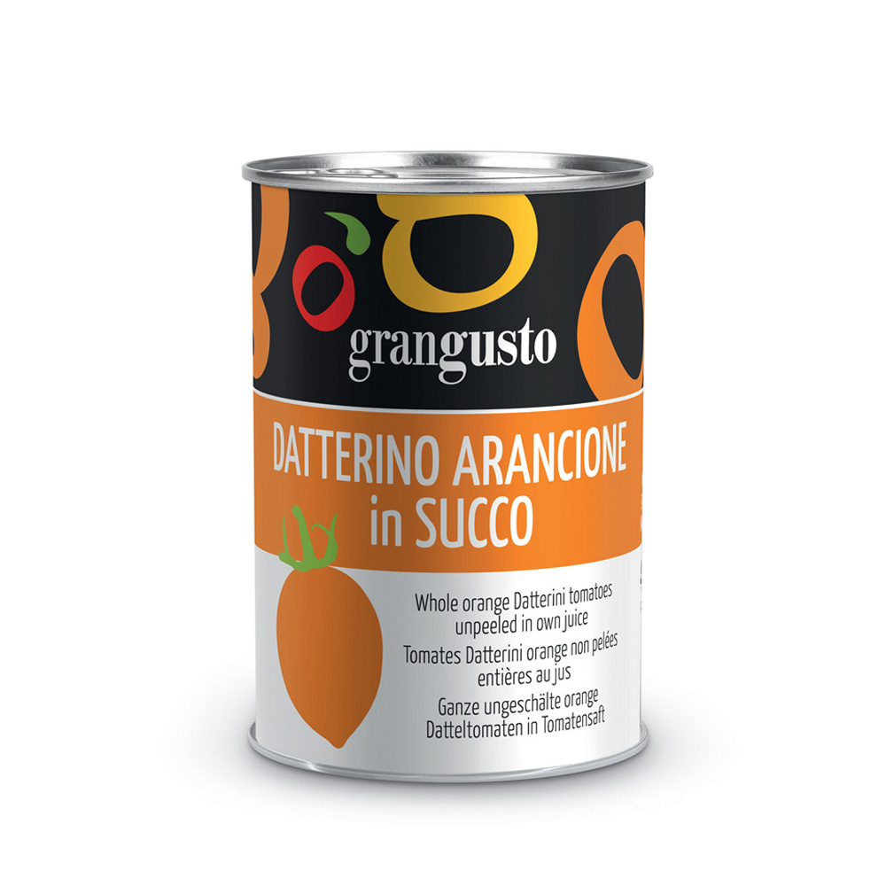 Grangusto Datterino Arancione in succo 400g - Pacco da 12pz